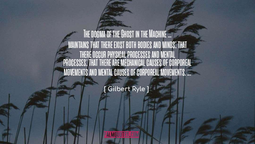 Corporeal quotes by Gilbert Ryle