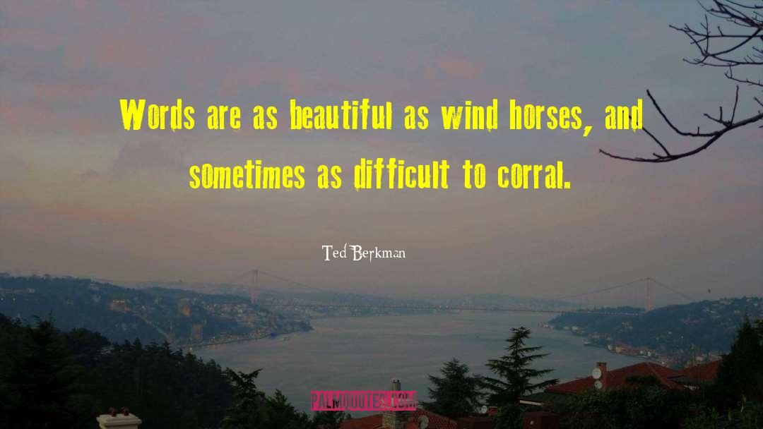 Corral quotes by Ted Berkman