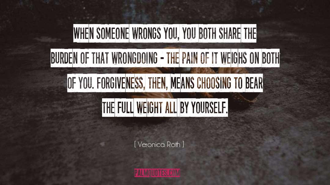 Correct Weight quotes by Veronica Roth