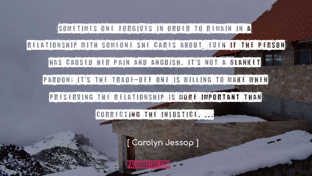 Correcting quotes by Carolyn Jessop