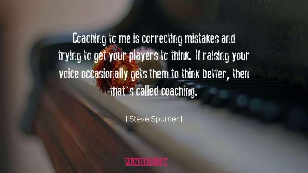 Correcting quotes by Steve Spurrier