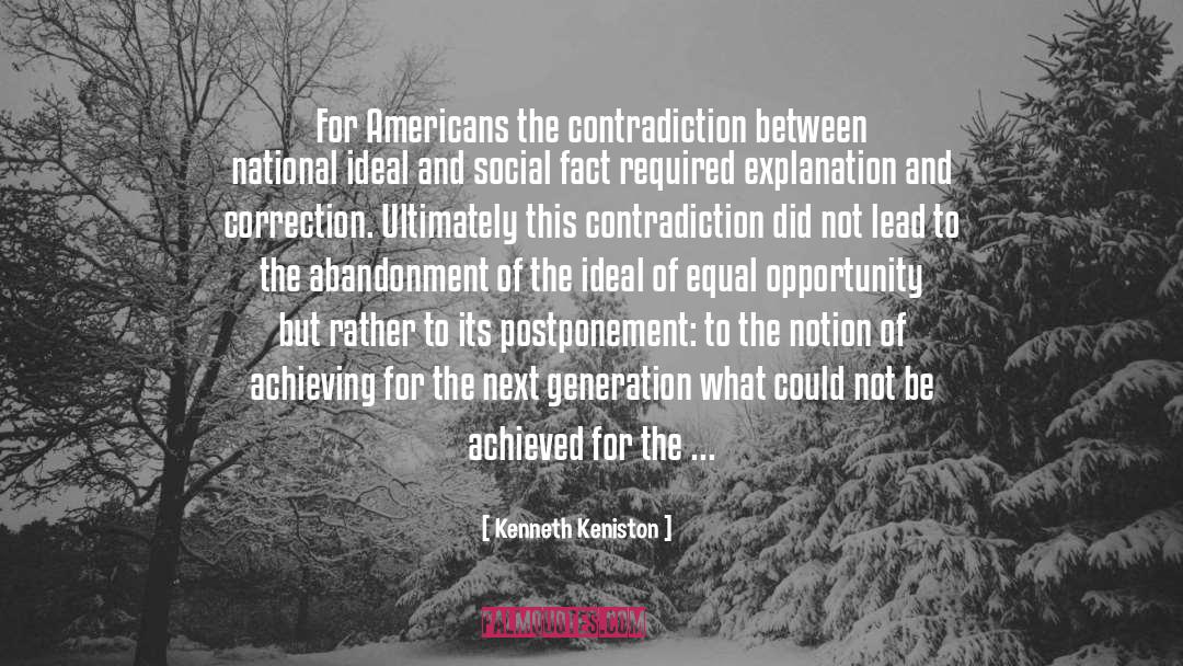 Correction quotes by Kenneth Keniston