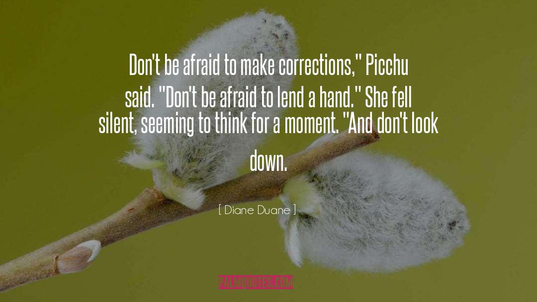 Corrections quotes by Diane Duane