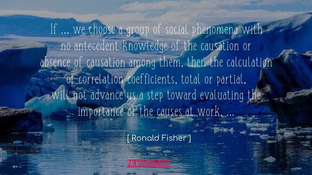 Correlation quotes by Ronald Fisher