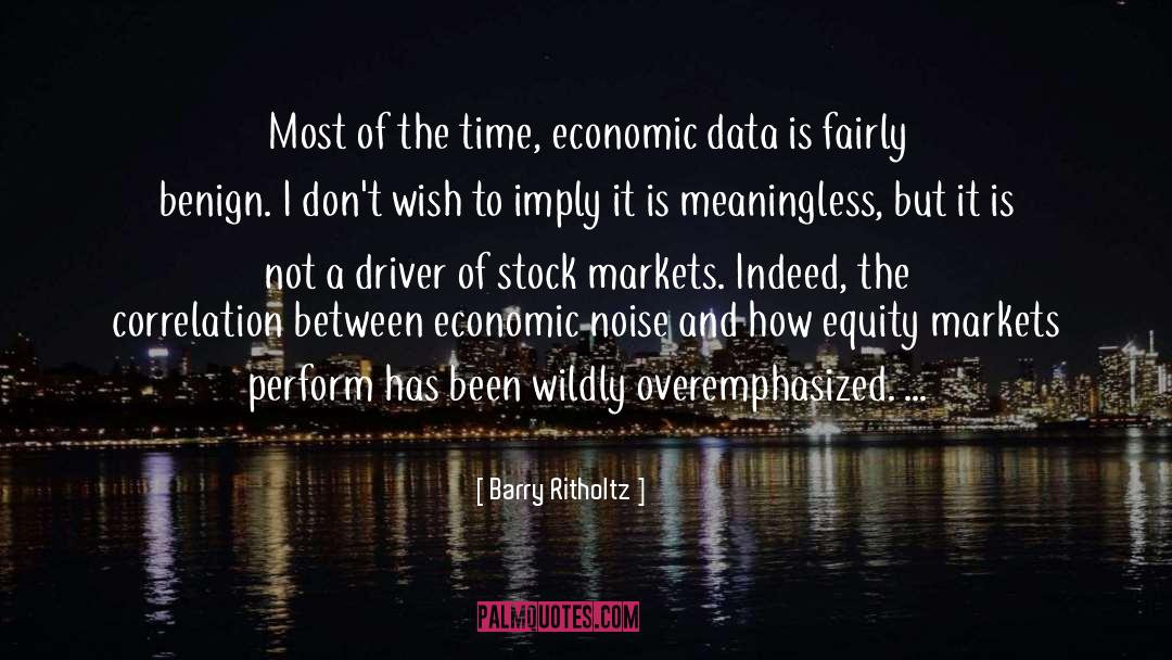 Correlation quotes by Barry Ritholtz