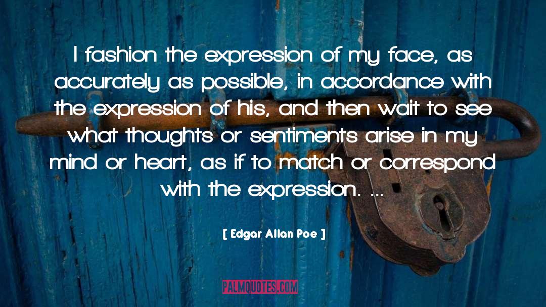 Correspond quotes by Edgar Allan Poe