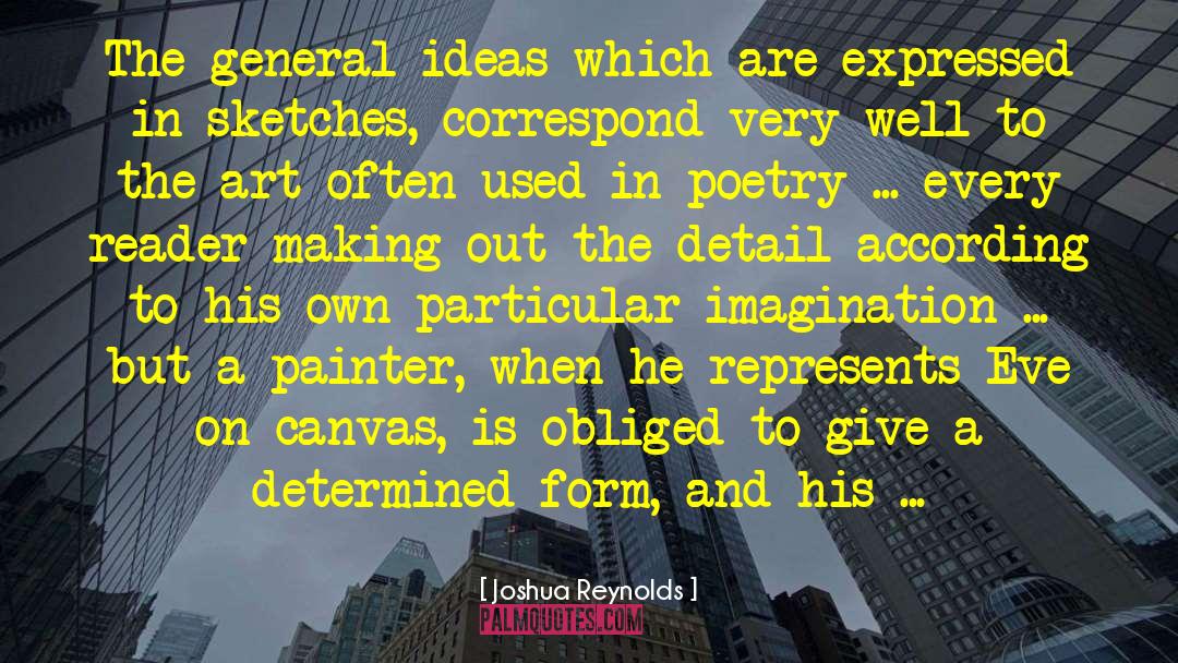 Correspond quotes by Joshua Reynolds