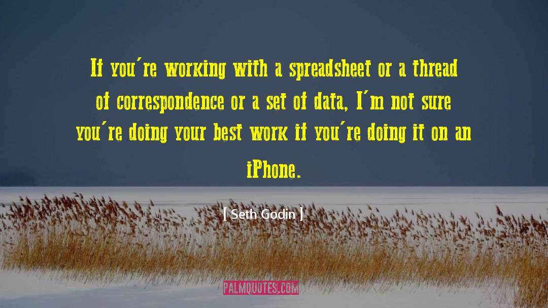 Correspondence quotes by Seth Godin
