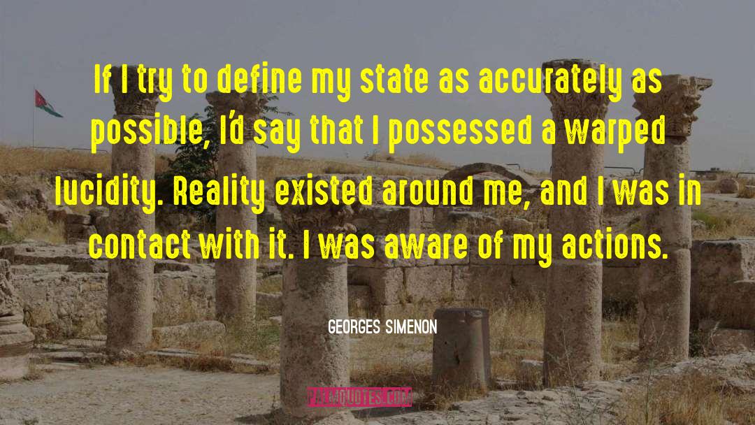 Correspondingly Define quotes by Georges Simenon