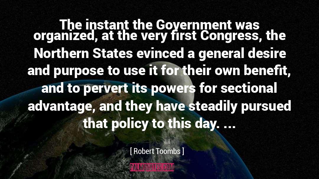 Corrupt Government quotes by Robert Toombs