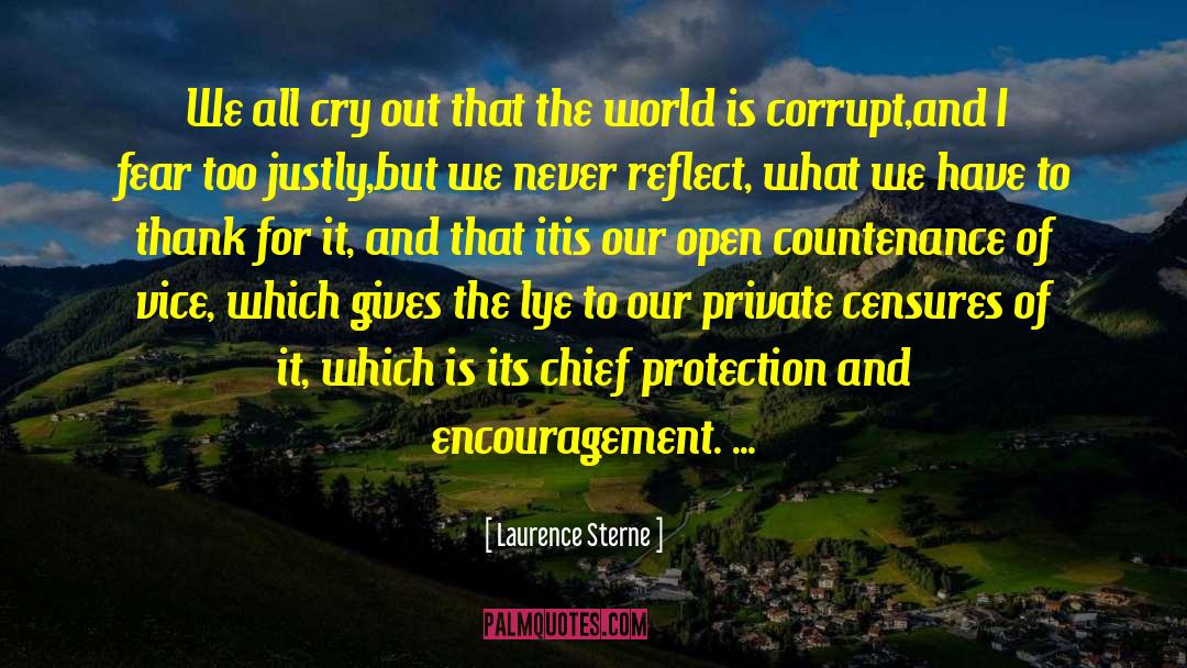 Corrupt Politics quotes by Laurence Sterne