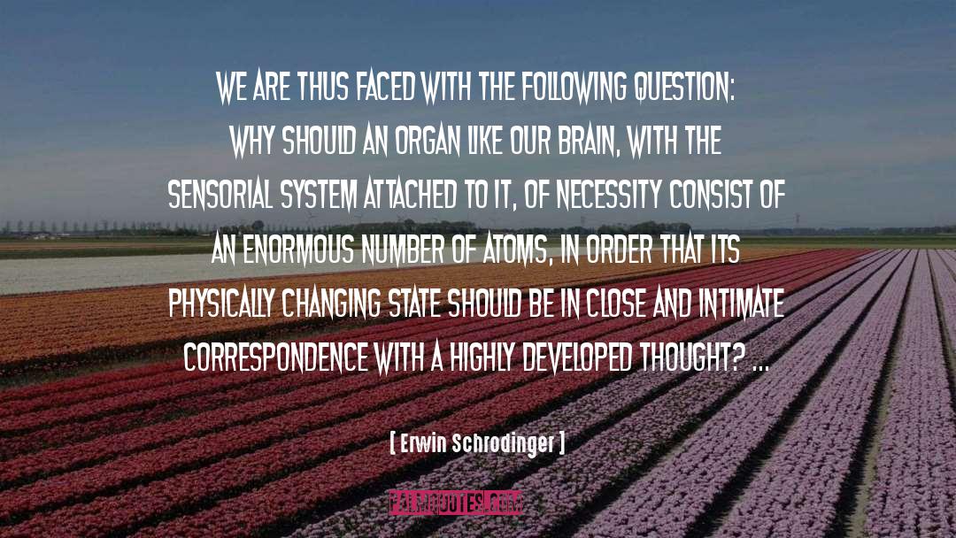 Corrupt System quotes by Erwin Schrodinger