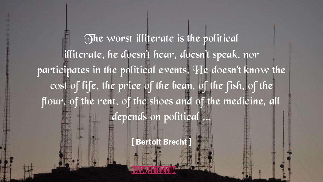 Corrupted quotes by Bertolt Brecht