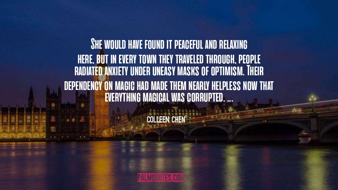 Corrupted quotes by Colleen Chen