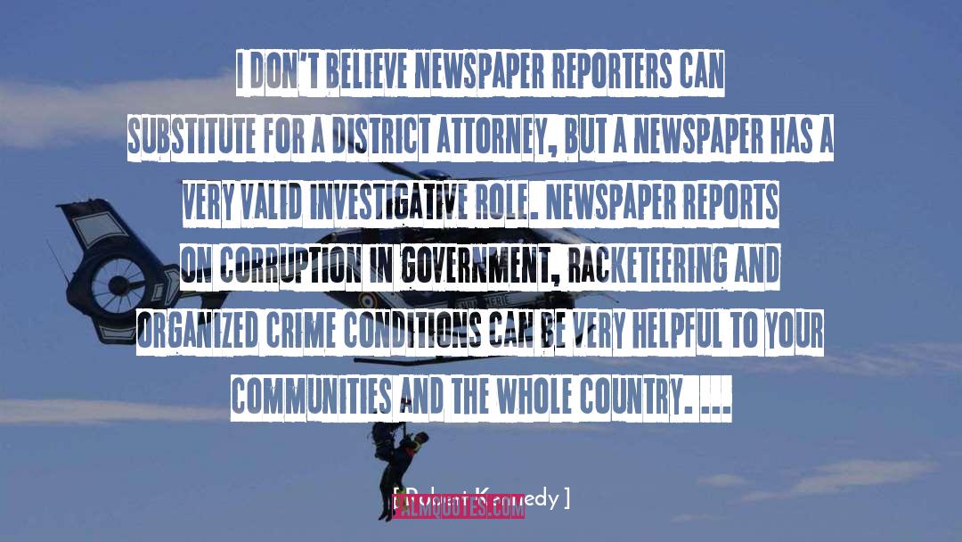 Corruption In Media quotes by Robert Kennedy