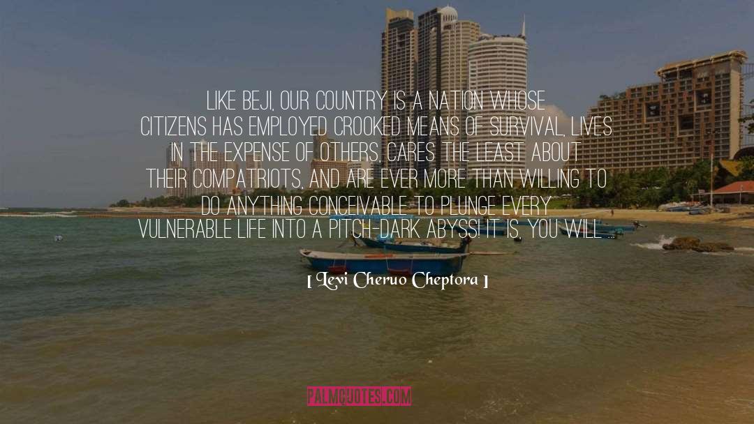 Corruption Politics quotes by Levi Cheruo Cheptora