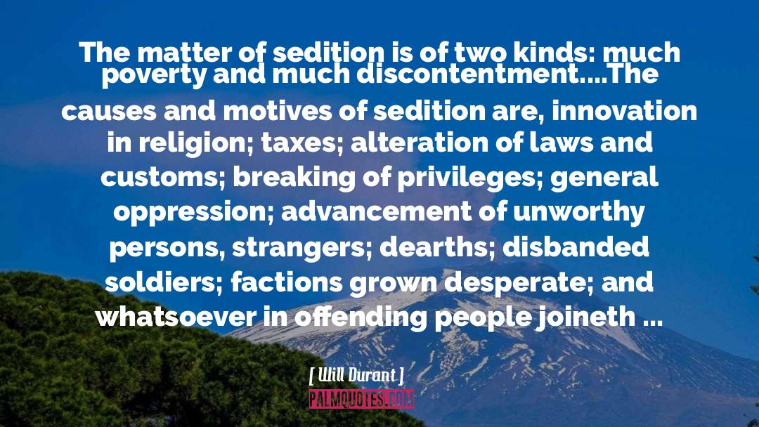 Corruption Politics quotes by Will Durant