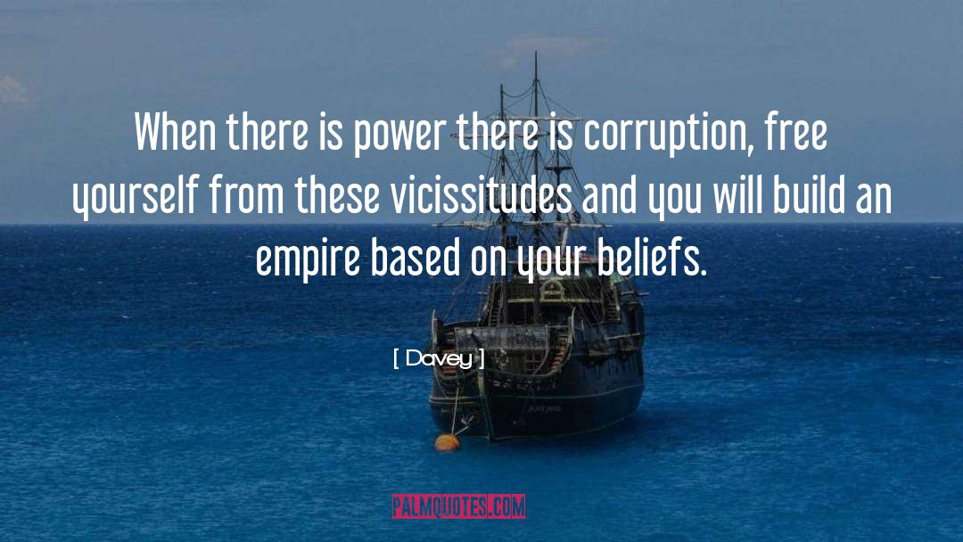 Corruption quotes by Davey
