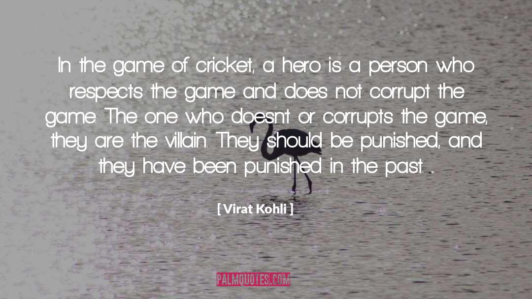 Corrupts quotes by Virat Kohli