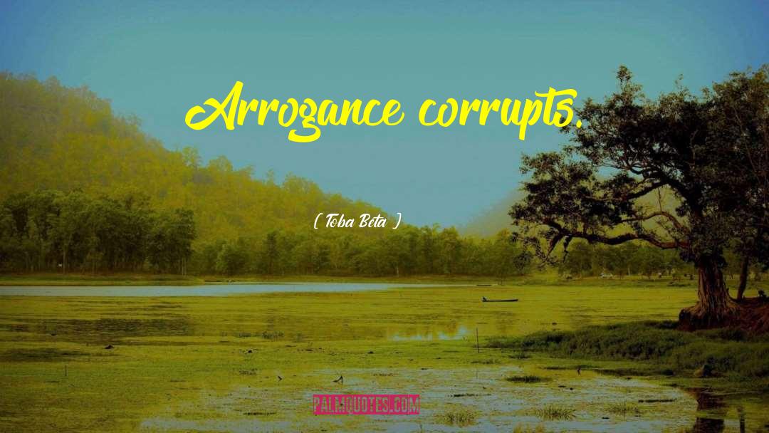 Corrupts quotes by Toba Beta