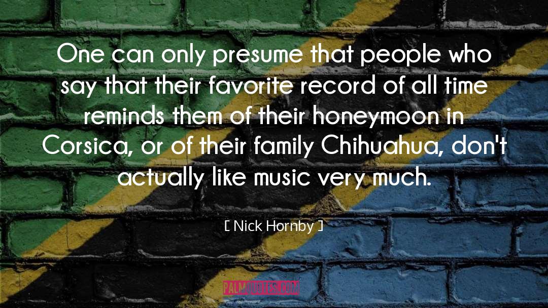 Corsica quotes by Nick Hornby