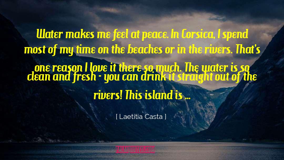 Corsica quotes by Laetitia Casta