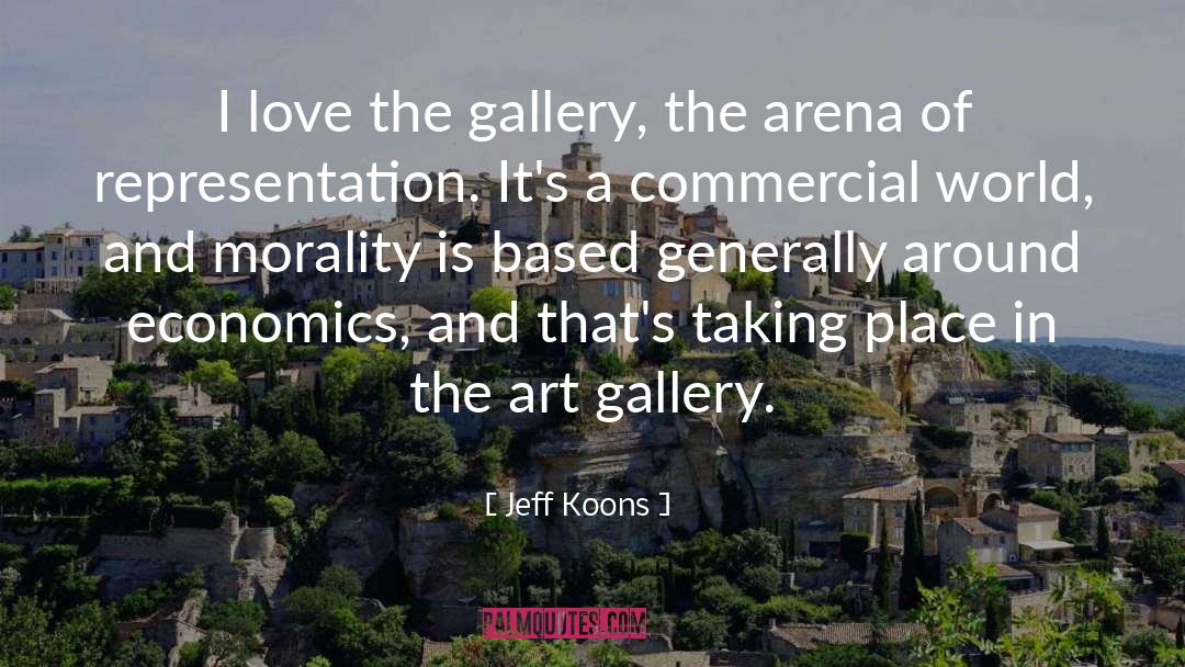 Cortile Gallery quotes by Jeff Koons