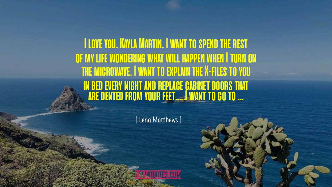 Cory Matthews quotes by Lena Matthews