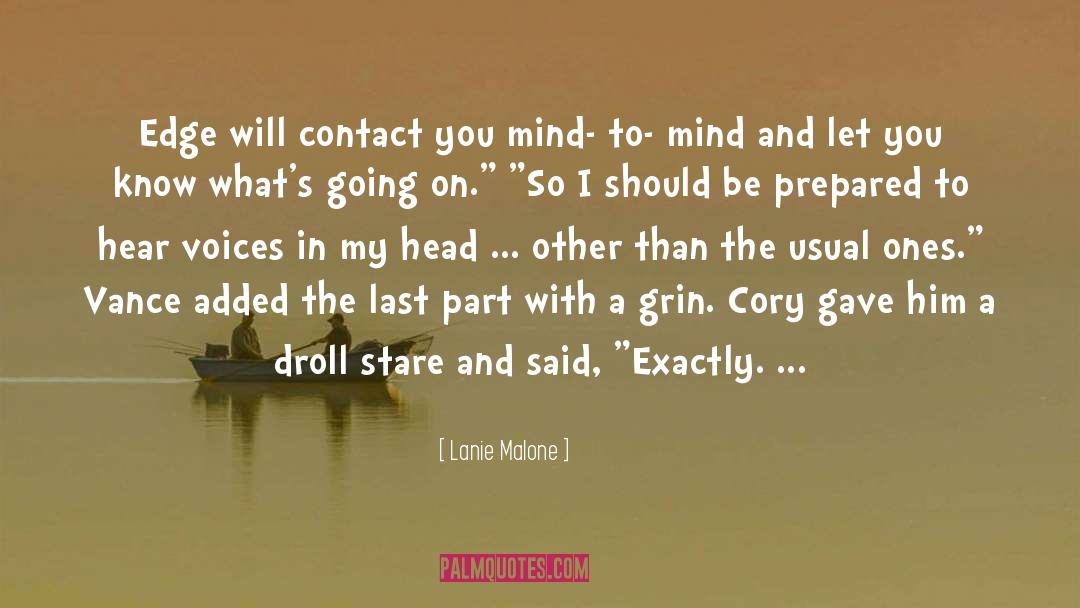 Cory quotes by Lanie Malone