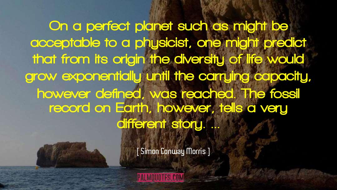Cosmetic Diversity quotes by Simon Conway Morris