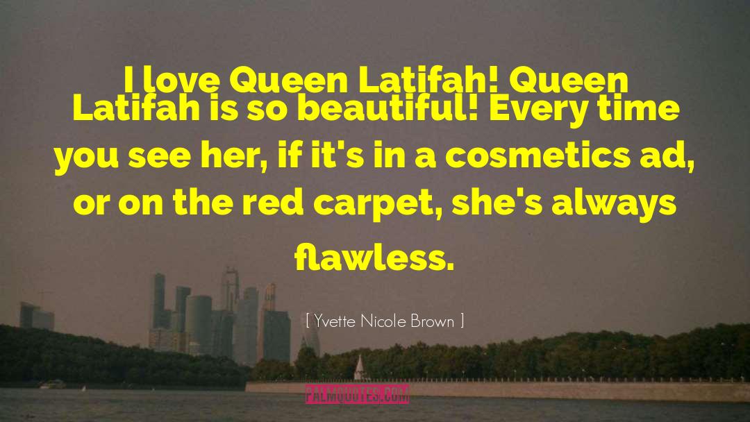 Cosmetics quotes by Yvette Nicole Brown
