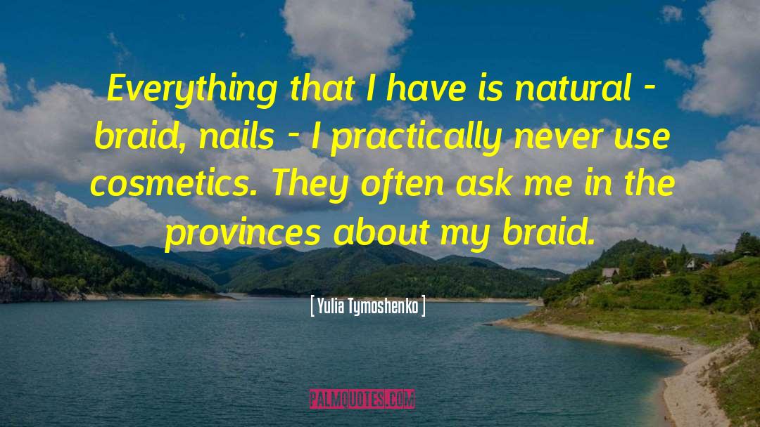 Cosmetics quotes by Yulia Tymoshenko