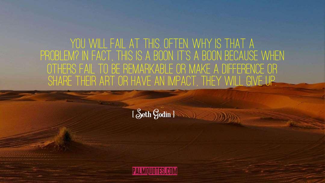 Cosmic Impact quotes by Seth Godin