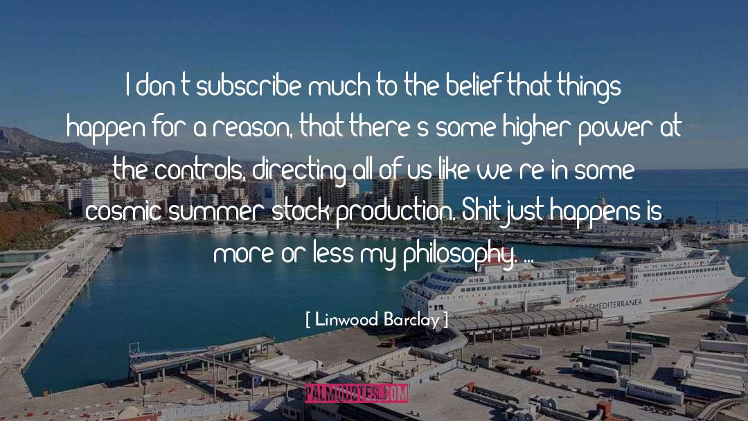 Cosmic Intelligence quotes by Linwood Barclay