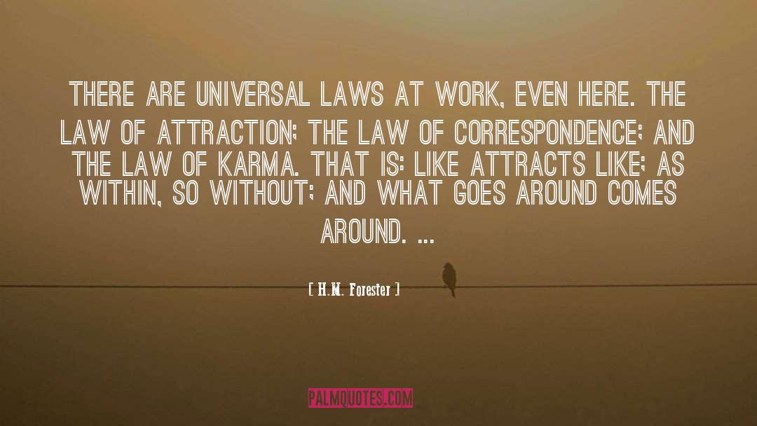 Cosmic Laws quotes by H.M. Forester