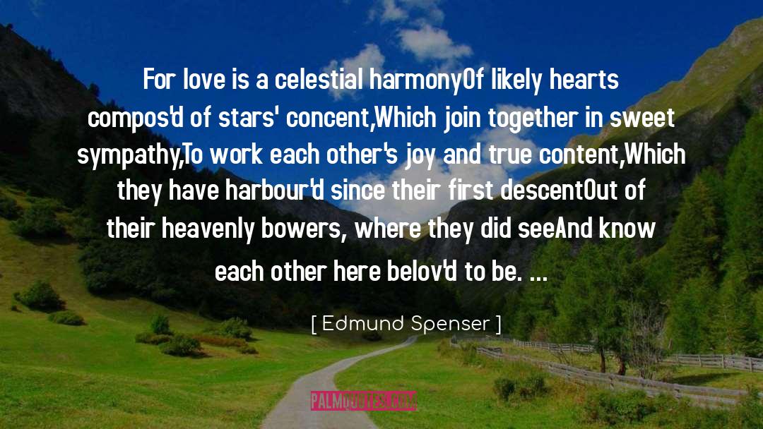 Cosmic Love quotes by Edmund Spenser