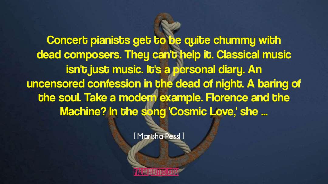 Cosmic Love quotes by Marisha Pessl