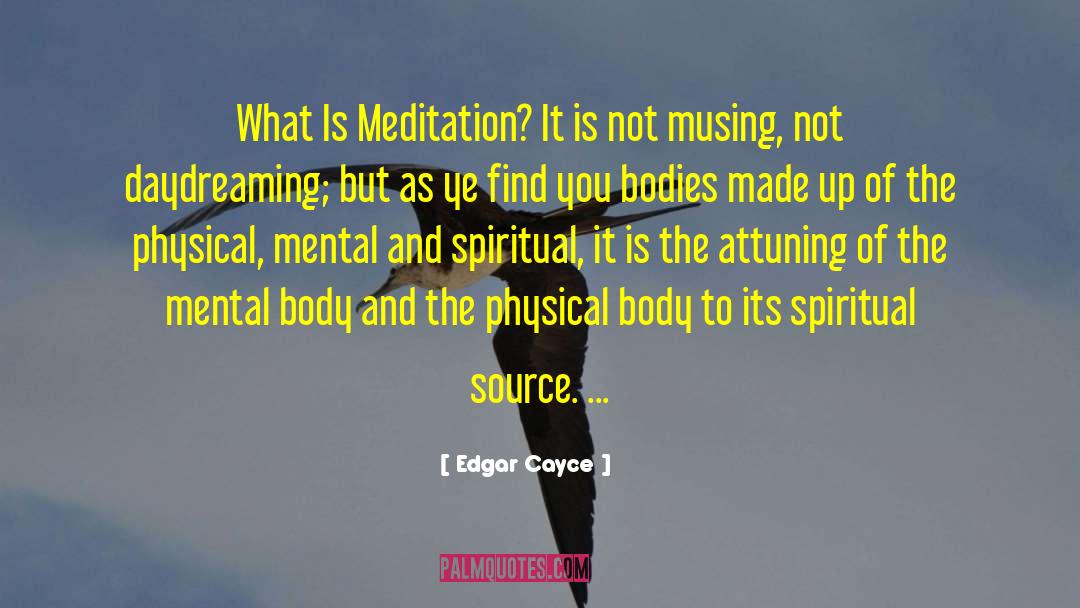 Cosmic Meditation quotes by Edgar Cayce