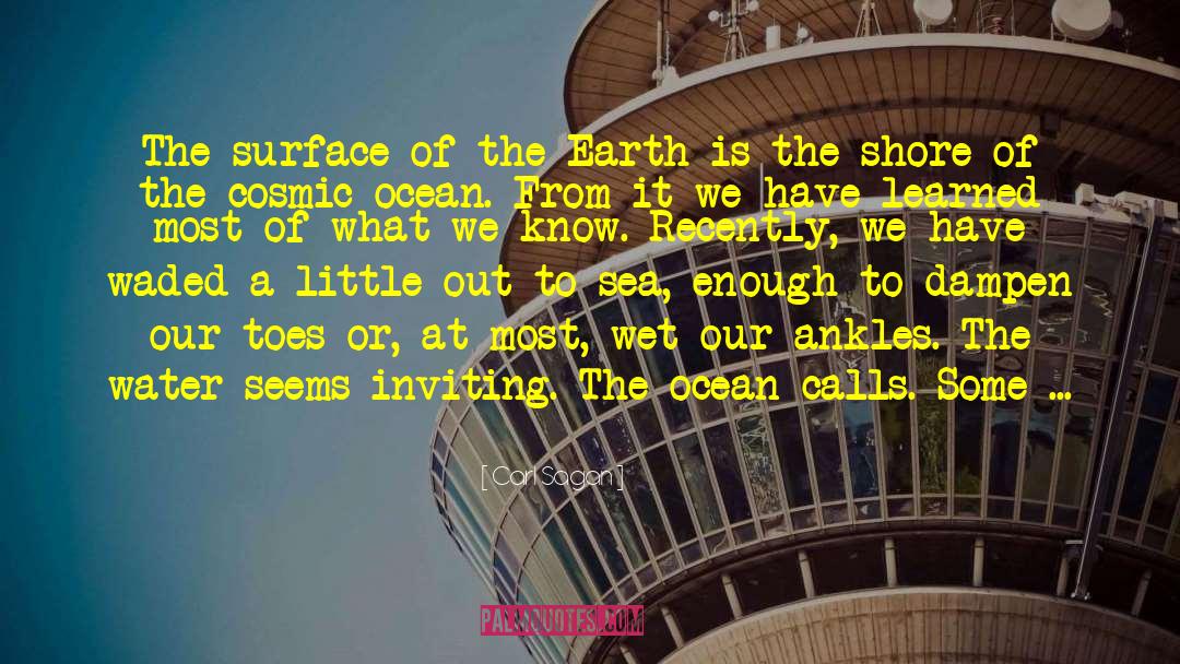 Cosmic Ocean quotes by Carl Sagan