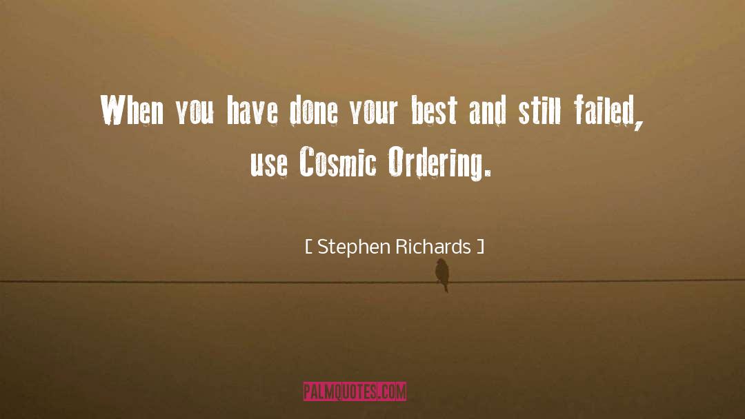 Cosmic quotes by Stephen Richards