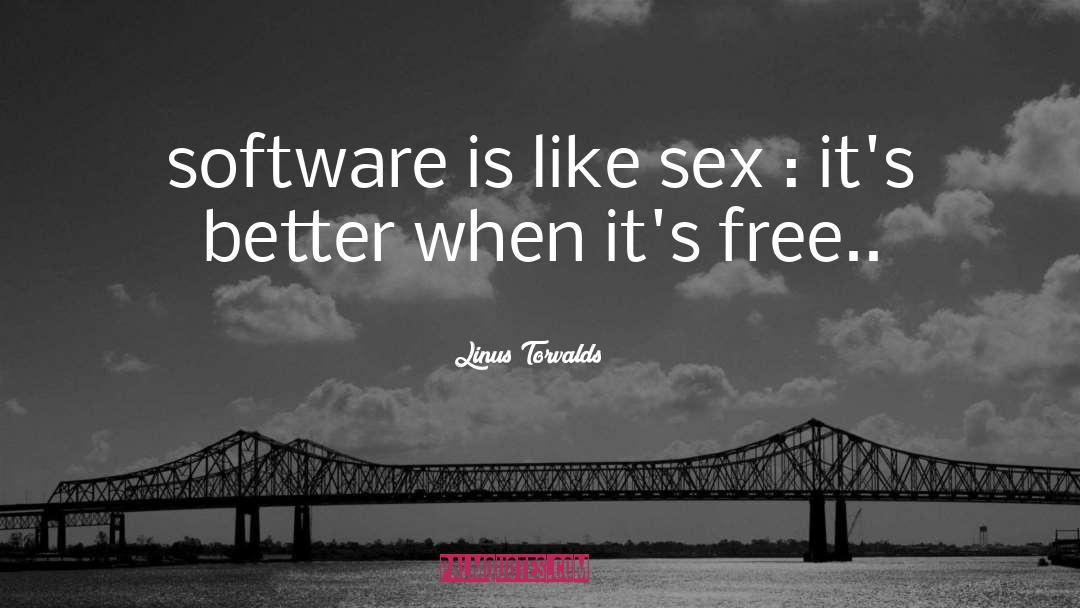 Cosmic Sex quotes by Linus Torvalds