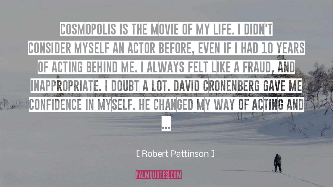 Cosmopolis quotes by Robert Pattinson