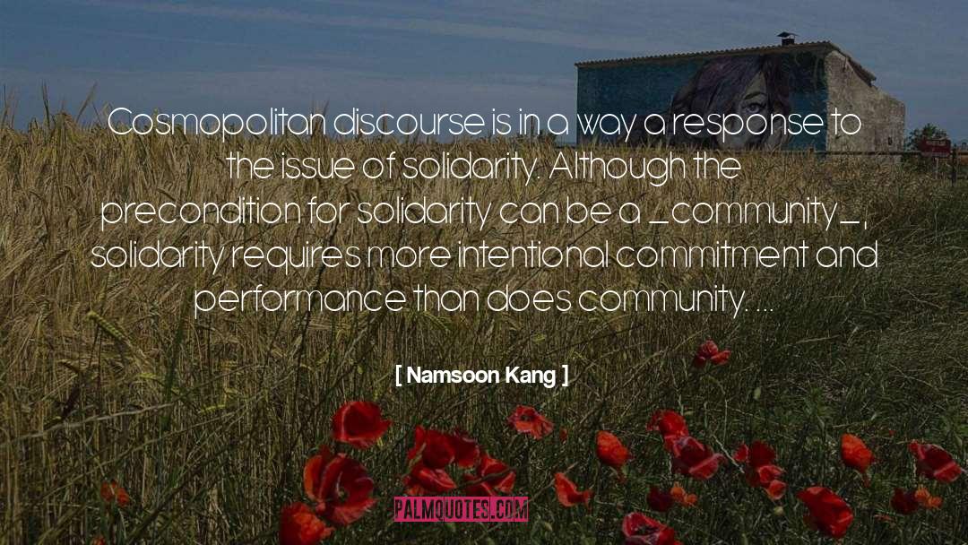 Cosmopolitan quotes by Namsoon Kang