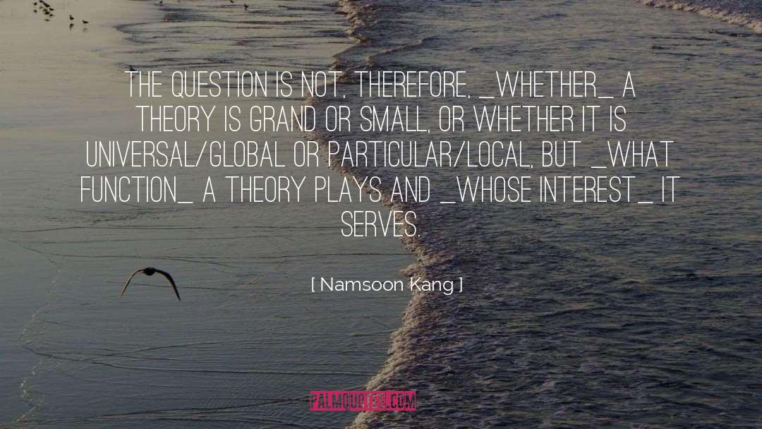 Cosmopolitan quotes by Namsoon Kang