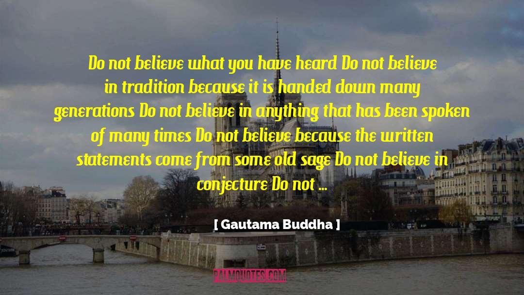 Cost Benefit Analysis quotes by Gautama Buddha
