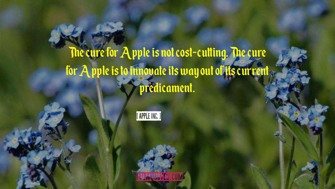 Cost Cutting quotes by Apple Inc.