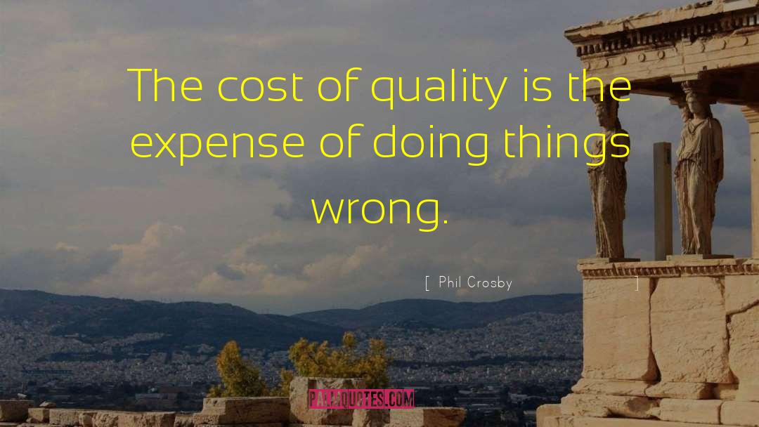 Cost Cutting quotes by Phil Crosby