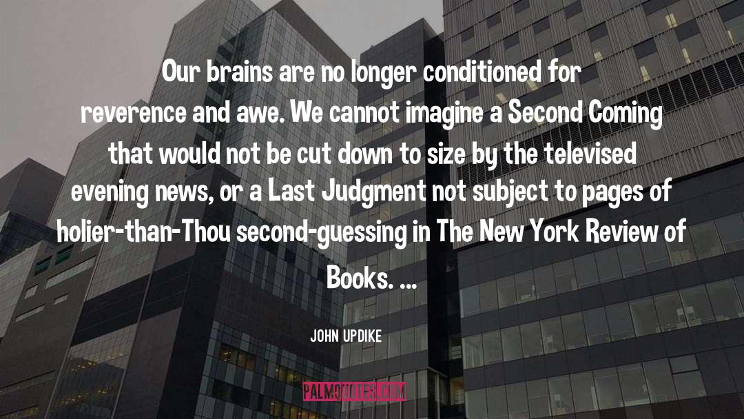 Cost Cutting quotes by John Updike