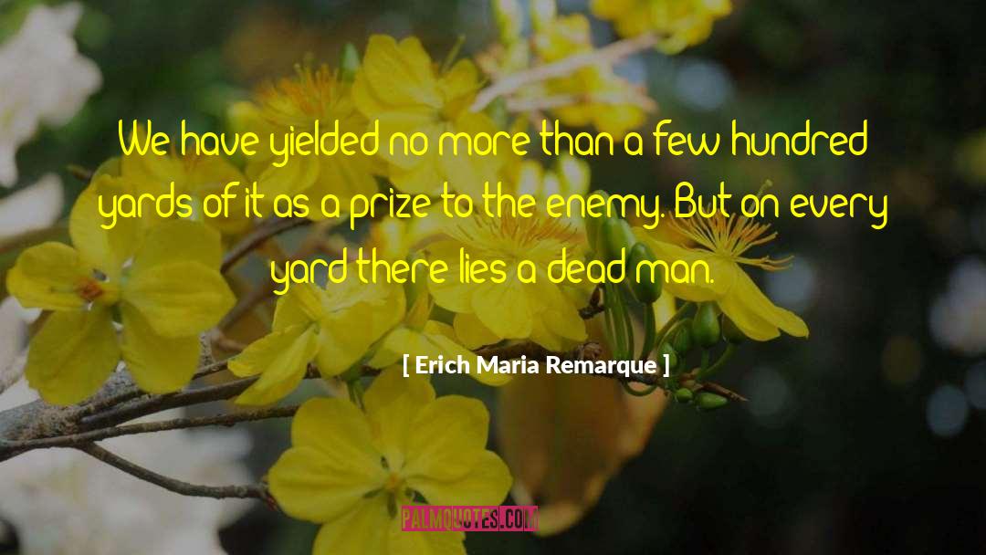 Cost Of War quotes by Erich Maria Remarque