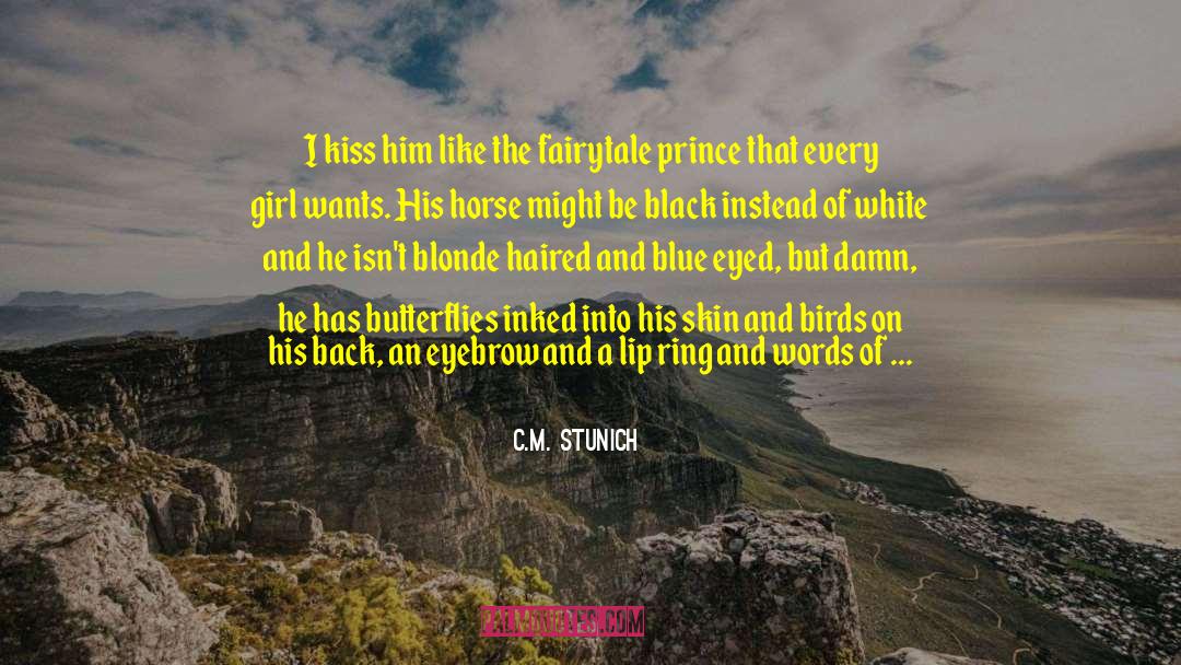 Cost Of Words quotes by C.M. Stunich
